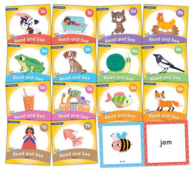 Jolly Phonics Read and See, Pack 1: In Print Letters (American English Edition) - Lloyd, Sue, and Wernham, Sara