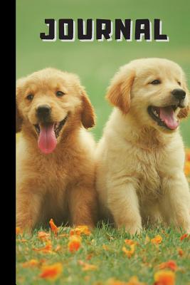 Journal: Cute Golden Retriever Puppies Notebook / Dog Journal / Animal Lovers - Journals, Wild