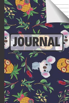 Journal: Cute Koala Bear & Pineapple Notebook or Journal to Write in (Pineapple Gifts) - Creations Co, Colorful