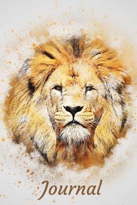 Journal: Lion Journal / Lion's Head Notebook / For Notes & Ideas / Great Size 6X9 120 Pages - Journals, Wild