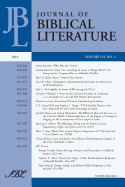 Journal of Biblical Literature 133.2, 2014