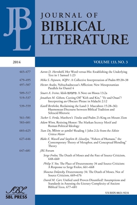 Journal of Biblical Literature 133.3 (2014) - Reinhartz, Adele (Editor)