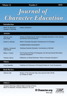 Journal of Character Education Volume 14 Issue 2 2018