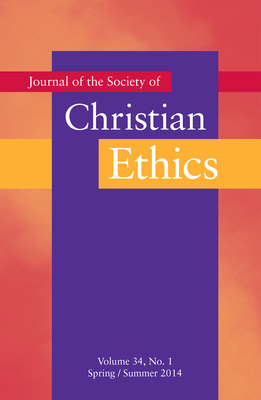 Journal of the Society of Christian Ethics: Fall/Winter 2016, Volume 34, No. 1 - Allman, Mark (Editor), and Winright, Tobias (Editor)