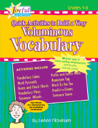 Joyful Learning: Quick Activities T O Build a Very Voluminous Vocabular