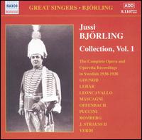 Jussi Bjrling Collection, Vol. 1 - Hjrdis Schymberg (soprano); Jussi Bjrling (vocals)