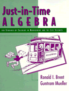 Just in Time Algebra for Students of Calculus in Management and the Lifesciences