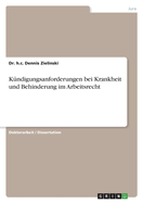 Kndigungsanforderungen bei Krankheit und Behinderung im Arbeitsrecht