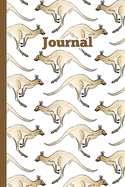 Kangaroo Journal: 6" x 9" 120 College Rule Lined Page Journal for Lovers of Australia and Kangaroos