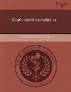 Kant's Modal Metaphysics