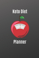 Keto Diet Planner: 6 x 9 inches 90 daily pages paperback (about 3 months/12 weeks worth) easily record and track your food consumption (breakfast, lunch, dinner.) Perfect gift for fitness lovers, gym lovers, keto diet for beginners.