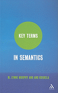 Key Terms in Semantics