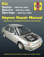 Kia Sephia 1994-01, Spectra 2000-09 & Sportage 2005-20