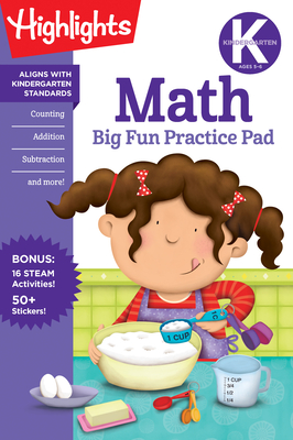 Kindergarten Math Big Fun Practice Pad - Highlights Learning (Creator)