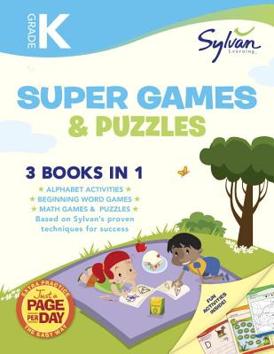 Kindergarten Super Games & Puzzles (Sylvan Super Workbook) - Learning, Sylvan