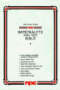 King James Version Imperialyte Thin Text Bible Bonded Leather Brown - National Publishing Company (Creator)