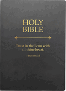 KJV Holy Bible, Trust in the Lord Life Verse Edition, Large Print, Black Ultrasoft: (Red Letter, 1611 Version)