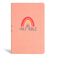 KJV Kids Bible, Peach Leathertouch