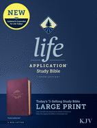 KJV Life Application Study Bible, Third Edition, Large Print (Leatherlike, Purple, Red Letter)