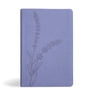 KJV Personal Size Giant Print Bible, Lavender Leathertouch, Indexed