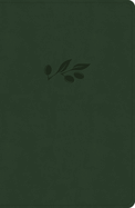 KJV Personal Size Giant Print Bible, Olive Leathertouch