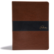 KJV Spurgeon Study Bible, Brown/Black Leathertouch