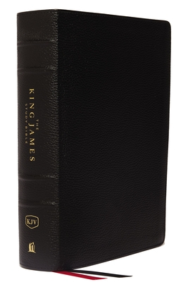 KJV, The King James Study Bible, Genuine Leather, Black, Thumb Indexed, Red Letter, Full-Color Edition: Holy Bible, King James Version - Thomas Nelson