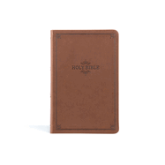 KJV Thinline Bible, Value Edition, Brown Leathertouch