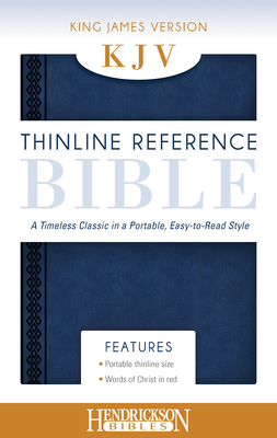 KJV Thinline Reference Bible Midnight Blue: A Timeless Classic in a Portable, Easy-to-Read Style - Hendrickson