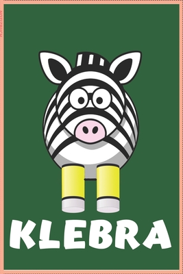 Klebra Notizbuch: Wortspiel Zebra und Kleber - Klebra Notizbuch mit 120 Punktraster Seiten in Creme - Format 15 x 23 cm - Krieger, Daniel