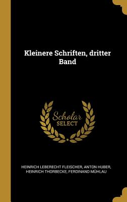 Kleinere Schriften, dritter Band - Fleischer, Heinrich Leberecht, and Huber, Anton, and Thorbecke, Heinrich