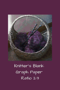 Knitter's Blank Graph Paper: Ratio 2:3