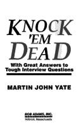 Knock'em Dead - Yate, Martin, Cpc