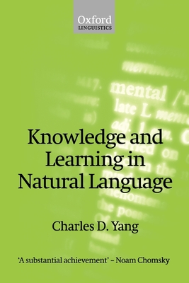 Knowledge and Learning in Natural Language - Yang, Charles D