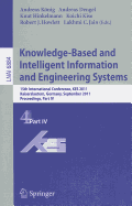 Knowledge-Based and Intelligent Information and Engineering Systems, Part IV: 15th International Conference, KES 2011, Kaiserslautern, Germany, September 12-14, 2011, Proceedings, Part IV