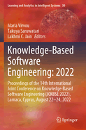 Knowledge-Based Software Engineering: 2022: Proceedings of the 14th International Joint Conference on Knowledge-Based Software Engineering (JCKBSE 2022), Larnaca, Cyprus, August 22-24, 2022