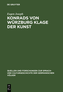 Konrads von Wrzburg Klage der Kunst