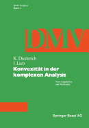 Konvexitaet in der komplexen Analysis : Neue Ergebnisse und Methoden.