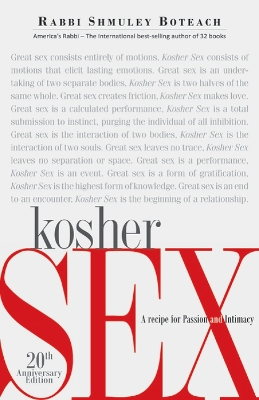 Kosher Sex (20th Anniversary E - Boteach, Shmuley