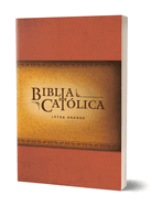 La Biblia Catlica: Tapa Blanda, Tamao Grande, Letra Grande. Rstica, Roja / CA Tholic Bible