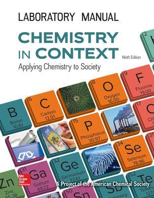 LABORATORY MANUAL FOR CHEMISTRY IN CONTEXT - American Chemical Society