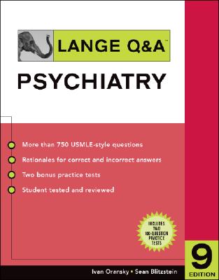 Lange Q & A Psychiatry - Oransky, Ivan, MD, and Blitzstein, Sean