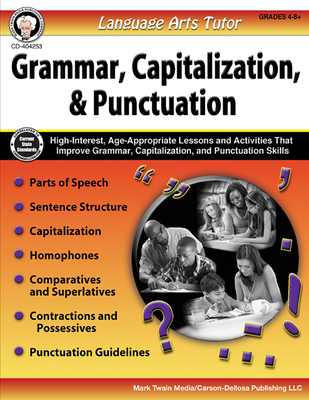 Language Arts Tutor: Grammar, Capitalization, and Punctuation, Grades 4 - 8 - Barden