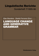 Language change and generative grammar