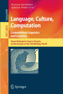 Language, Culture, Computation: Computational Linguistics and Linguistics: Essays Dedicated to Yaacov Choueka on the Occasion of His 75 Birthday, Part III
