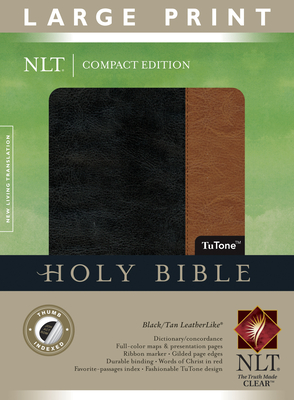 Large Print Compact Bible-NLT - Tyndale