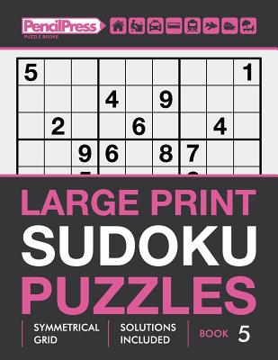 Large Print Sudoku Puzzles (Hard puzzles), (Book 5) - Books, Adults Activity, and Sudoku, Large Print