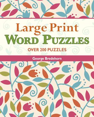 Large Print Word Puzzles - Bredehorn, George