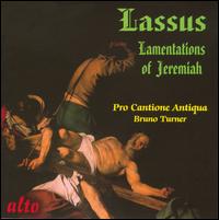 Lassus: Lamentations of Jeremiah - Pro Cantione Antiqua (choir, chorus); Bruno Turner (conductor)