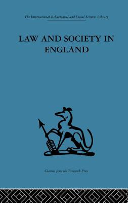 Law and Society in England - Roshier, Bob (Editor), and Teff, Harvey (Editor)